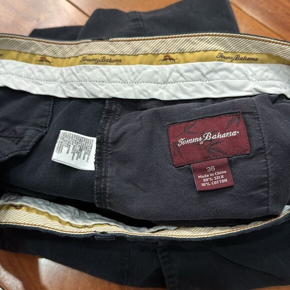 Tommy Bahama Men’s Silk Golf Style Shorts Flat Front size 36 - Picture 4 of 8